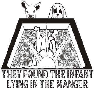 The found the Infant wrapped in swaddling clothes clothes and laid him in a manger.